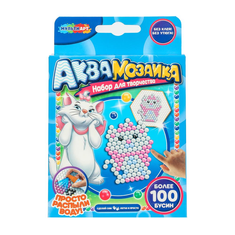 Аквамозаика 100 бусин кошечка мари МУЛЬТИ АРТ, AQUAMARI-123458